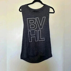 SoulCycle Gray Tank Top with White Lettering